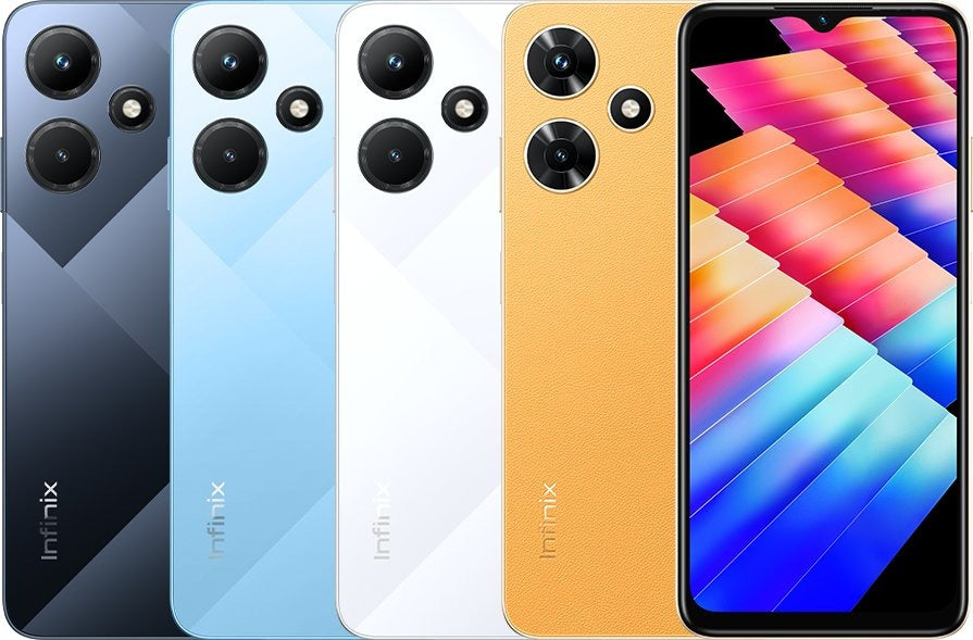 Infinix Hot 30i- 128Go- 8MP/13MP- Empreinte Digitale sur le côté- Dual Sim 4G- 6.56"