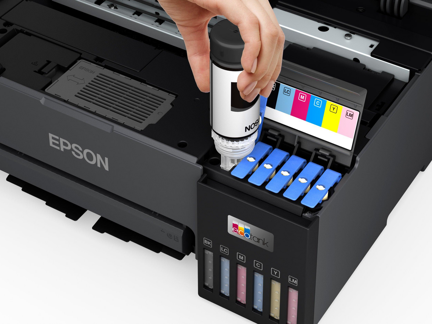 Imprimante EPSON à JET D'ENCRE GRAND PUBLIC L8050 - Avec son réservoir d’encre 6 couleurs de grande capacité
