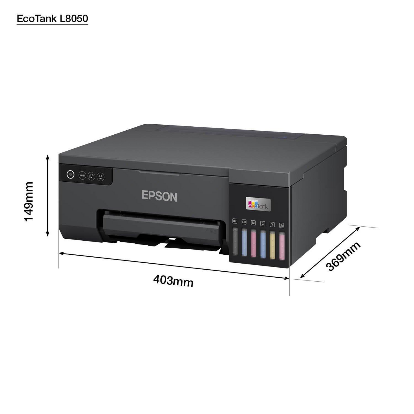 Imprimante EPSON à JET D'ENCRE GRAND PUBLIC L8050 - Avec son réservoir d’encre 6 couleurs de grande capacité