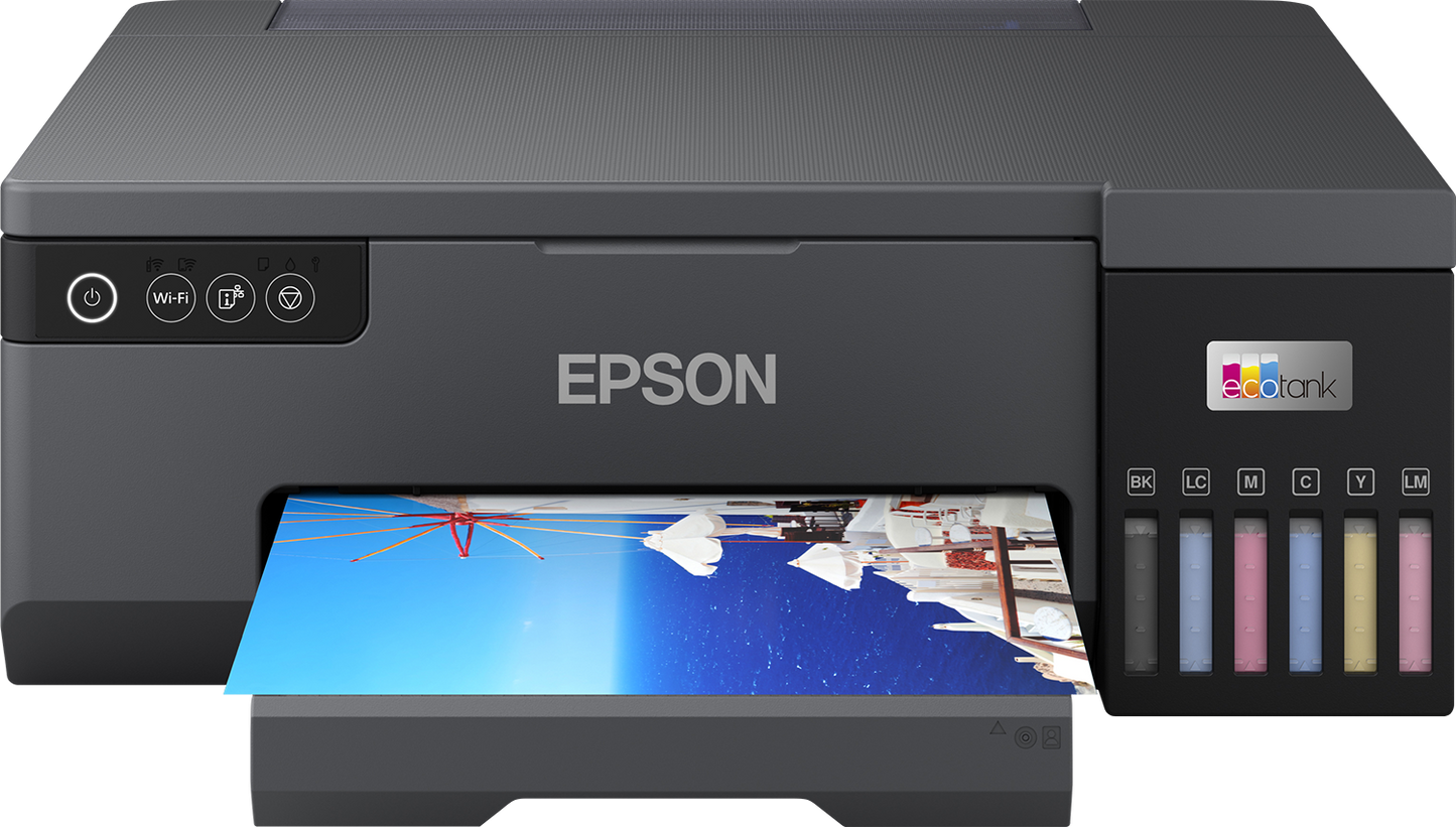 Imprimante EPSON à JET D'ENCRE GRAND PUBLIC L8050 - Avec son réservoir d’encre 6 couleurs de grande capacité