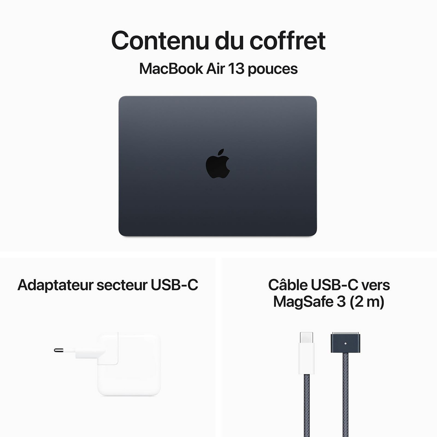 Apple MacBook Air 2024- M3- 13.6"- Nouveau dans Carton