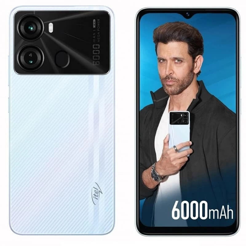 iTel P40 - 4+3Go 64Go- 5MP/13MP- 4G- 6.6" Pouces- 6000Mah- Empreinte digitale