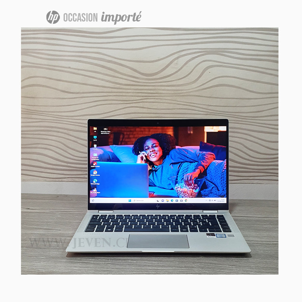 HP EliteBook X360 1040 G6 – Core i5-8G, 1 Tera SSD, 16 Go RAM, Écran Tactile QHD Pliable 360°