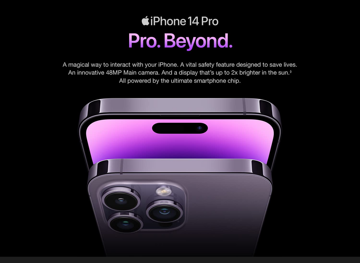 Apple iPhone 14 Pro - 128Go