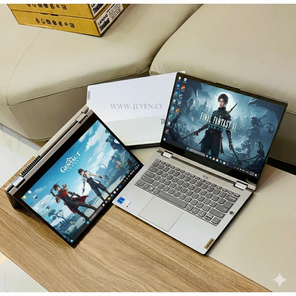 Lenovo ThinkBook 14s Yoga ITL – Core i7-1165G7, 24 Go RAM, 1 To SSD, Écran Tactile 360°, Performance et Flexibilité Premium