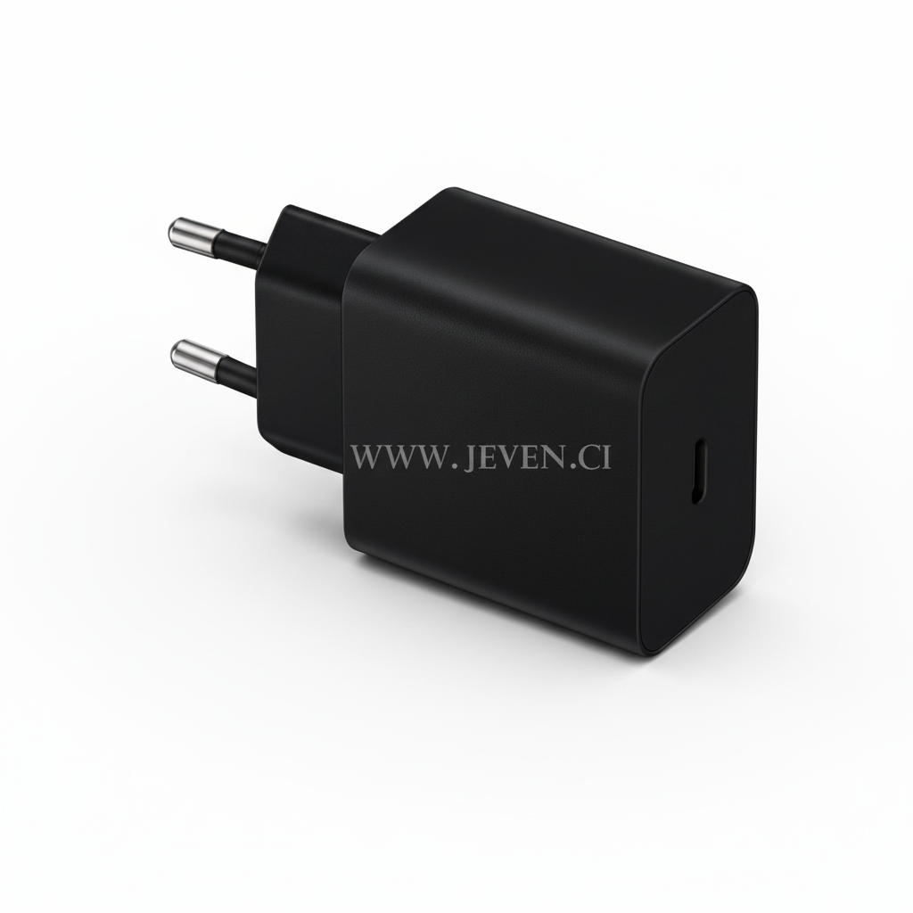 Samsung Chargeur 25W – USB-C – Charge Ultra-Rapide PD 3.0 – Le Boîtier Officiel pensé pour l’Efficacité et la Durabilité