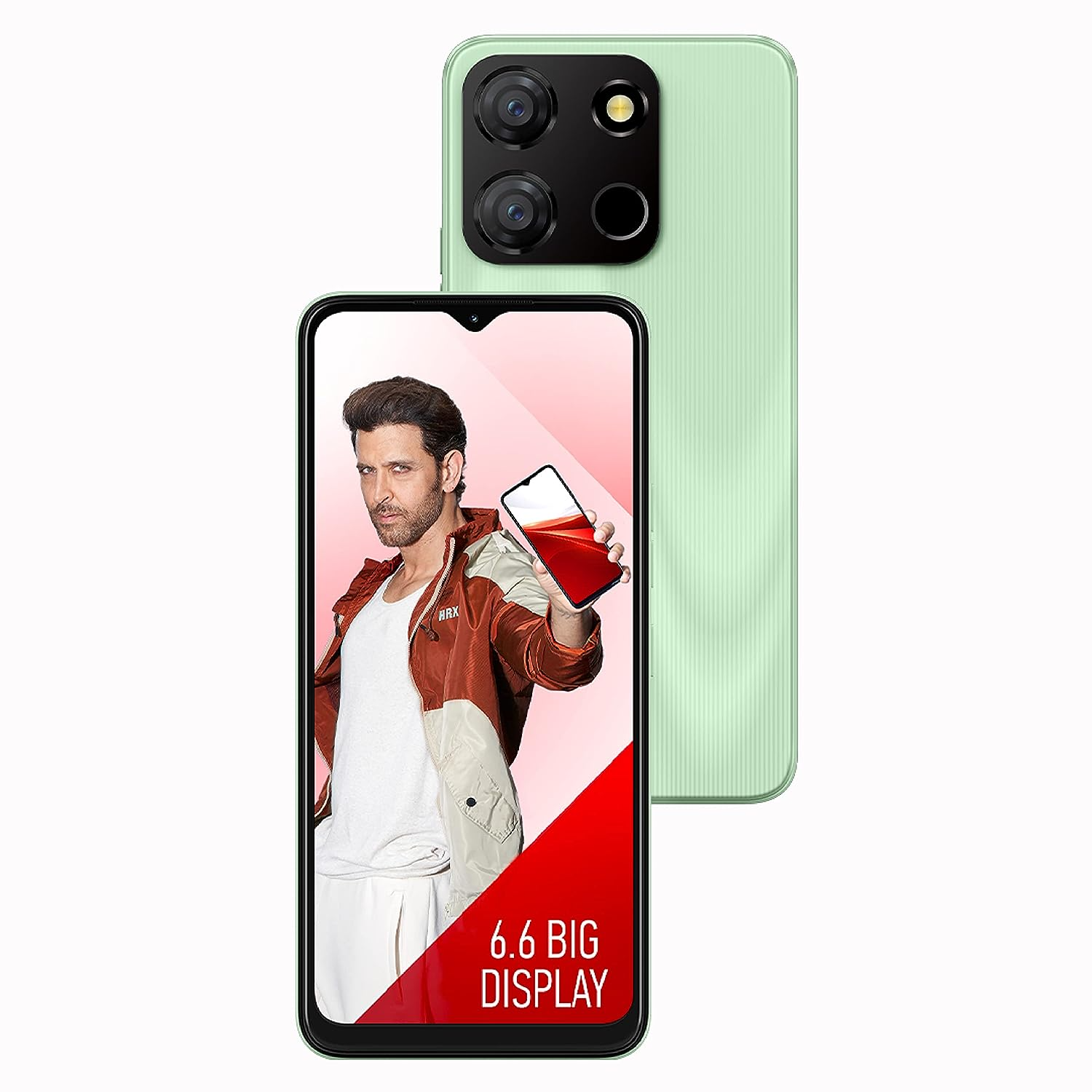 iTel A60 - 2Go 32Go- 5MP/8MP- 4G- 6.6" Pouces- 5000Mah- Déverrouillage faciale