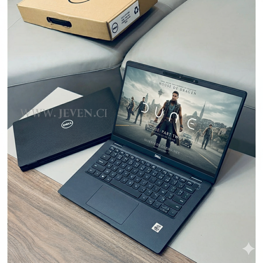 Dell Latitude 7410 – Core i5-10310U, Écran Tactile 14" UHD, 512 Go SSD, 16 Go RAM, Reconnaissance Faciale, Occasion avec Carton