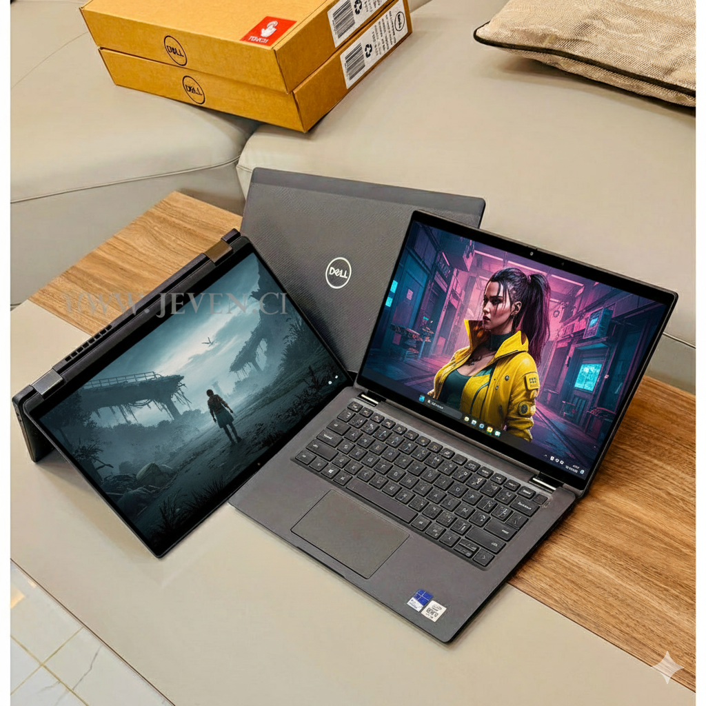 Dell Latitude 7410 2-in-1 – Core i5-10310U, 16 Go RAM, 512 Go SSD, Écran Tactile 14” FHD Pliable x360, Sécurité et Mobilité Professionnelle