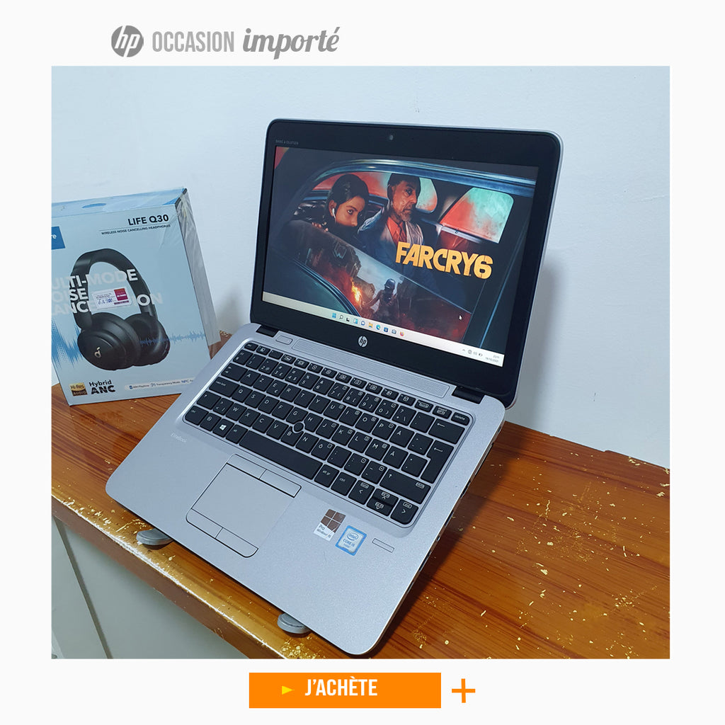 HP EliteBook  820 G4 Core i5- Occasion - 512Go 16Go - 12.5" - Tactile et Non Tactile
