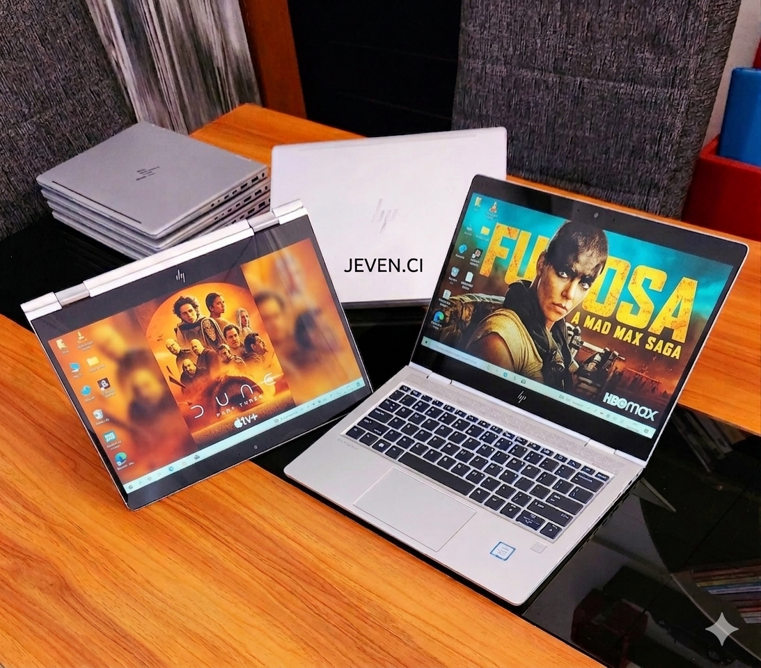 HP EliteBook X360 830 G6 – Core i5-8G, 512 Go SSD, 16 Go RAM, Écran Tactile UHD Pliable 360°, Audio Bang & Olufsen, Le Convertible Premium pour une Productivité Sans Limite