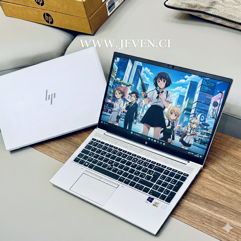 HP EliteBook 850 G7 – Core i5-10210U - 16 Go RAM - 512 Go SSD - Écran 15,6’’ UHD - Reconnaissance Faciale & Clavier Rétroéclairé – Le Portable Élégant et Fiable pour les Pros Modernes