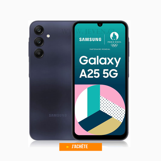 Samsung A25-Dual SIM 5G- 6Go/128Go - 8Go/256Go- 13MP/50MP- 5000 mAh