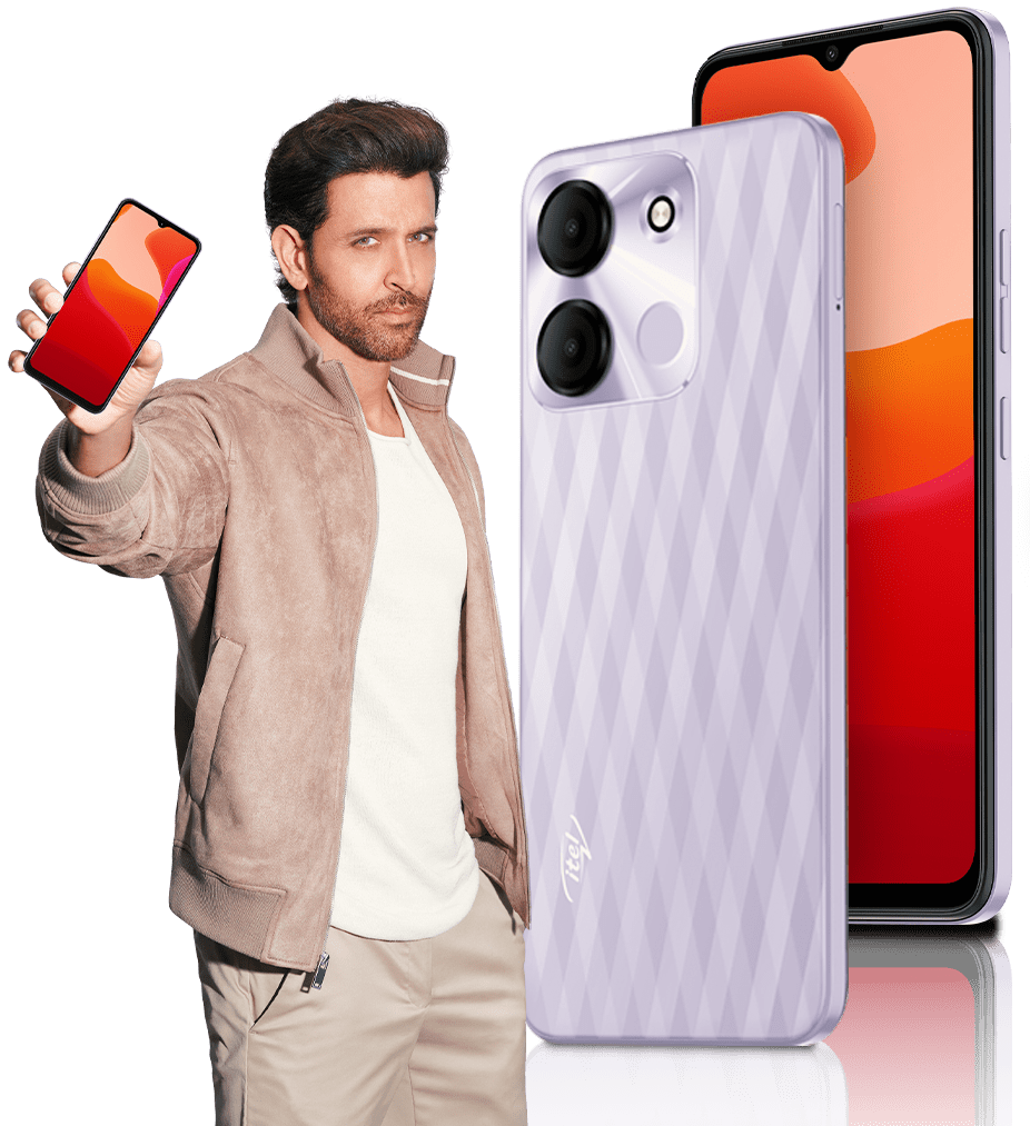 iTel A60s - 4+4Go 64Go- 5MP/8MP- 4G- 6.6" Pouces- 5000Mah- Empreinte digitale