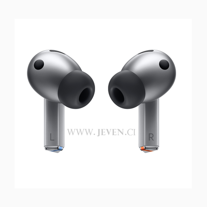 Samsung Galaxy Buds 3 Pro – Son Haute Précision 10,5 mm – ANC Avancée – Jusqu’à 30h d’Autonomie – Les Écouteurs Premium taillés pour la Performance