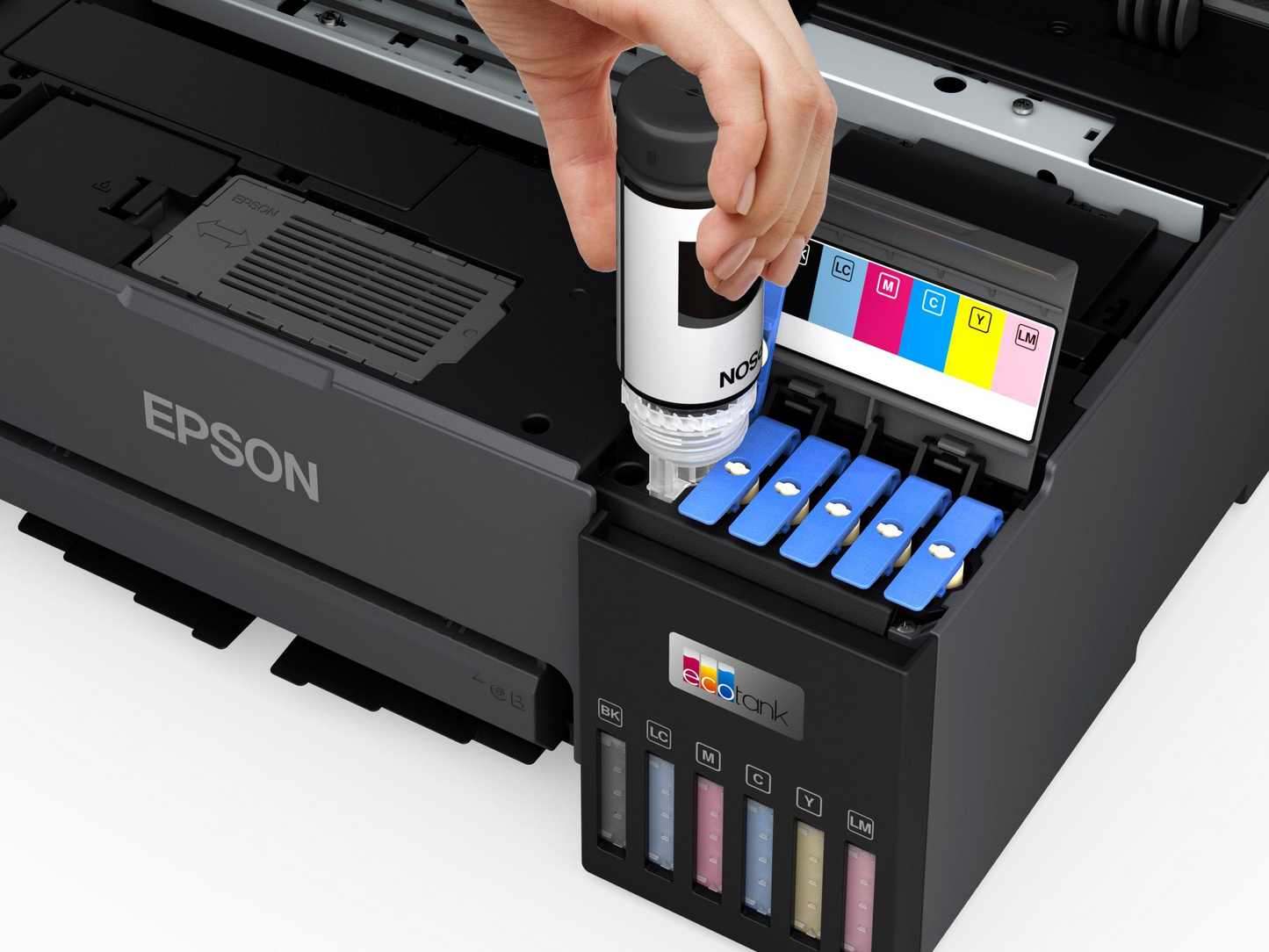 Imprimante EPSON à JET D'ENCRE  GRAND PUBLIC L8050 - Avec son réservoir d’encre 6 couleurs de grande capacité