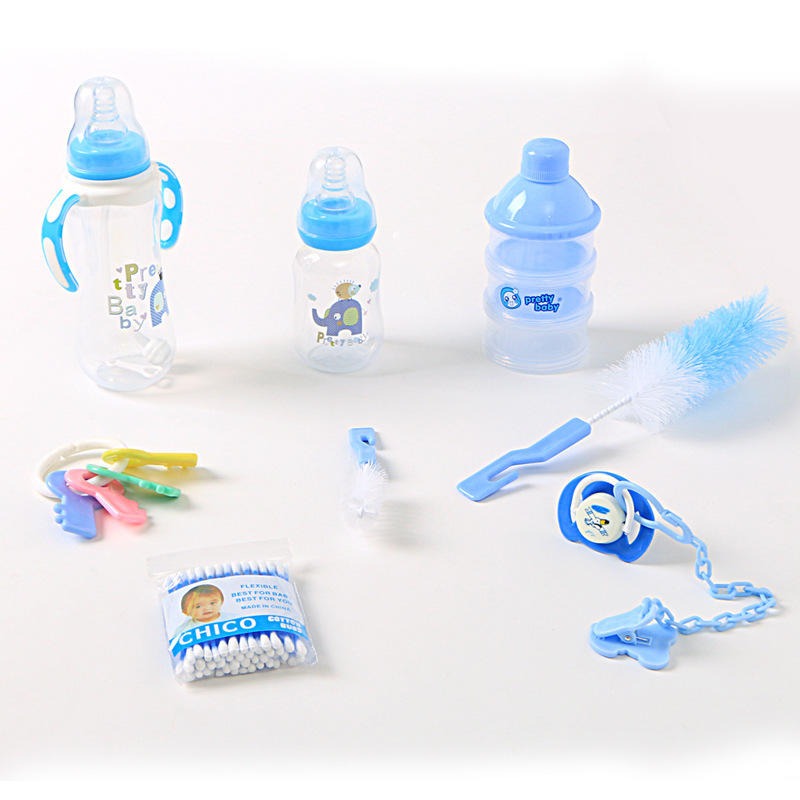 Ensemble biberons pour bébés- Kit de biberons, brosses pour bébé