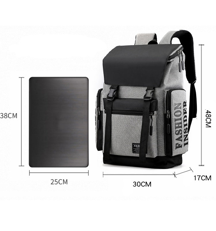 Sac à dos fashion- imperméable à l'eau- anti-vol