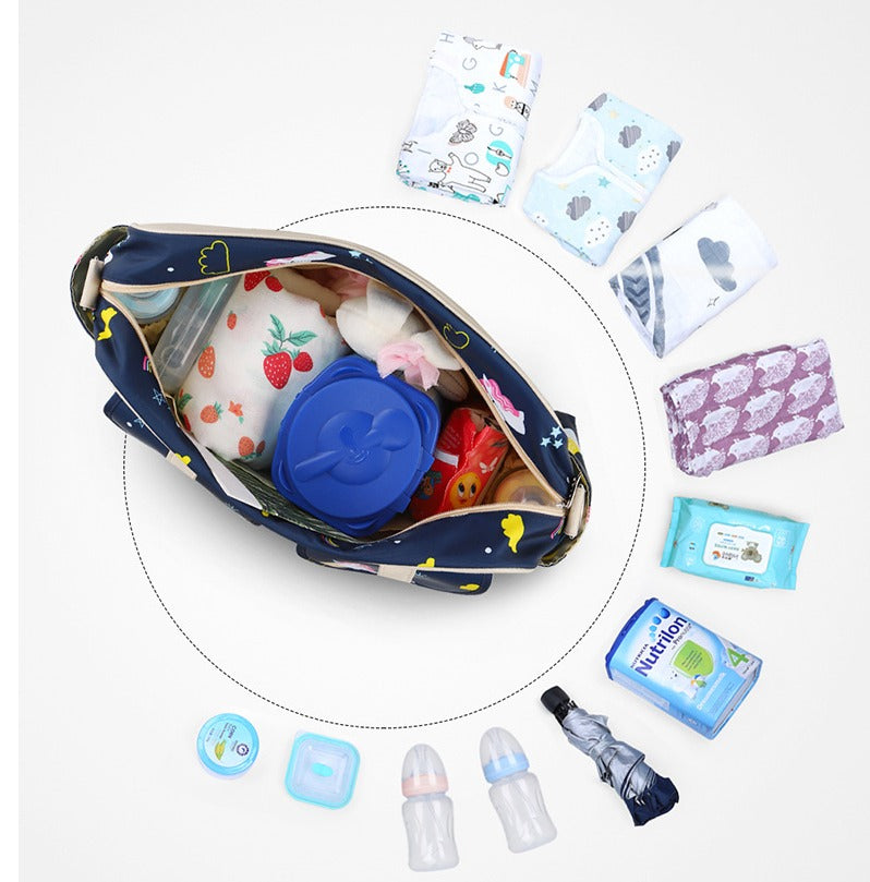 Sac à couches à bandoulière, fourre-tout imperméable de grande capacité pour dames, sacoche pour maternité
