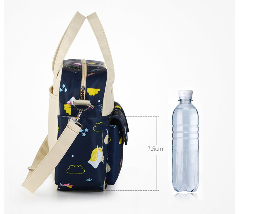 Sac à couches à bandoulière, fourre-tout imperméable de grande capacité pour dames, sacoche pour maternité