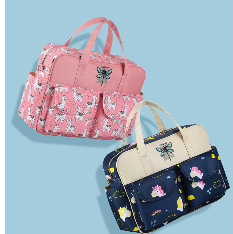 Sac à couches à bandoulière, fourre-tout imperméable de grande capacité pour dames, sacoche pour maternité