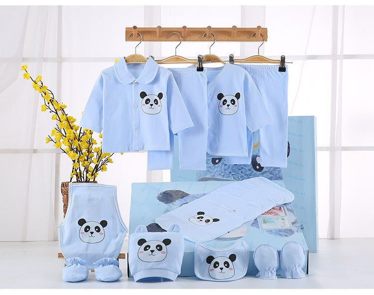 Coffret vêtements bébé bleu (0-3 mois) - Casa Square