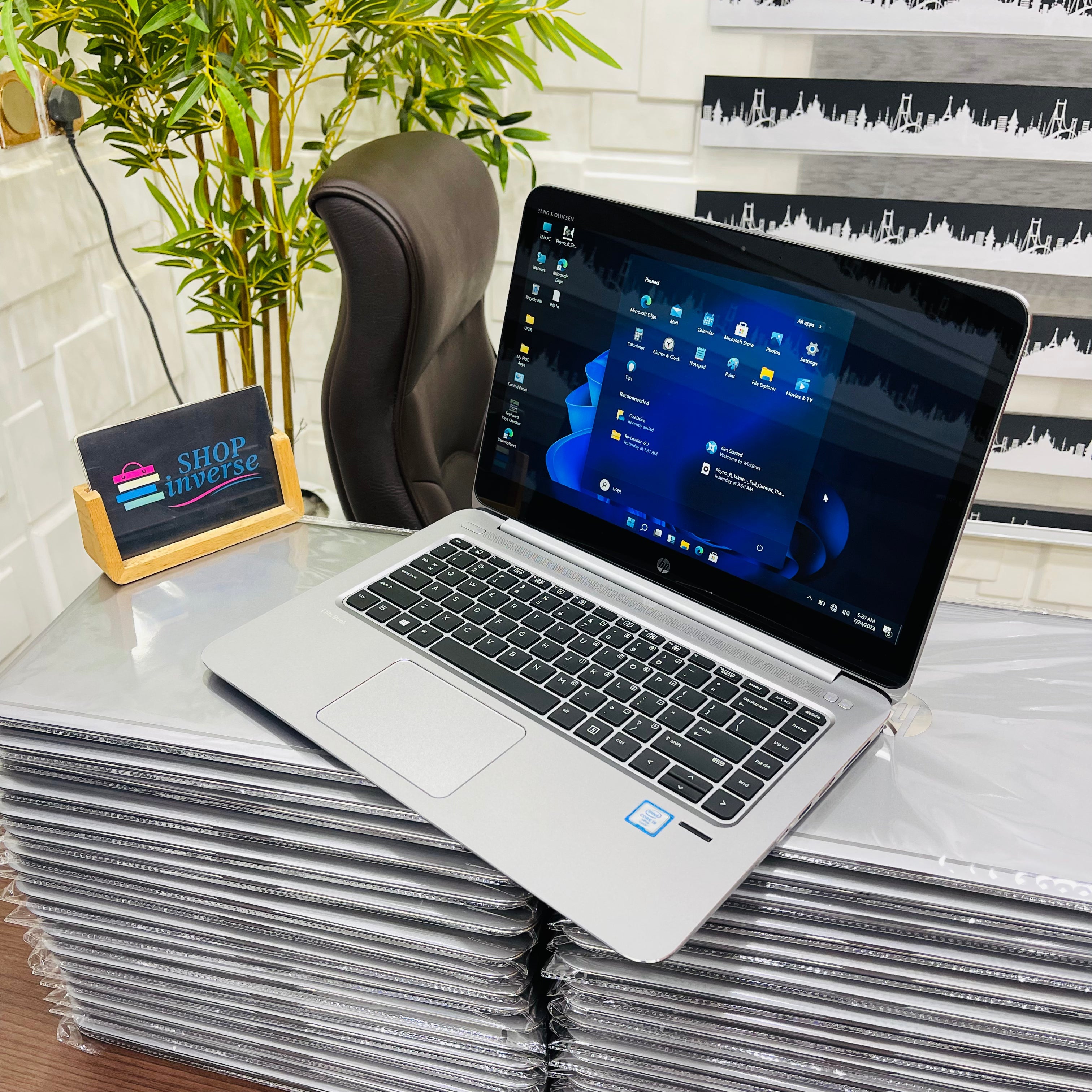 HP EliteBook Folio 1040 G3 Core i7- Occasion - 512Go 16Go - 14" - Gris