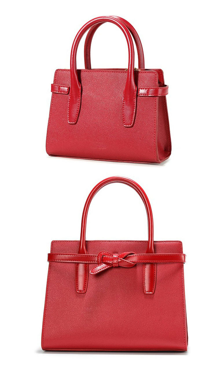 Sac à main à bandoulière- élégant- rouge pour femme