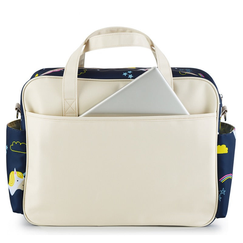 Sac à couches à bandoulière, fourre-tout imperméable de grande capacité pour dames, sacoche pour maternité