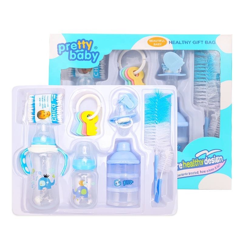 Ensemble biberons pour bébés- Kit de biberons, brosses pour bébé