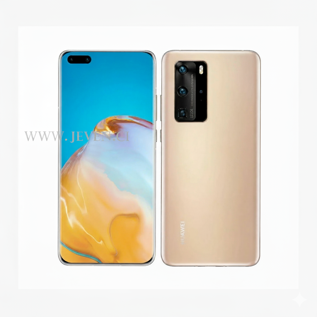 Huawei P40 Pro Reconditionné à Neuf – 5G - 8 Go RAM - 256 Go Stockage - Triple Caméra 50 Mpx - Écran 6,58’’ FHD+ – La Photo Haut de Gamme Accessible à Tous