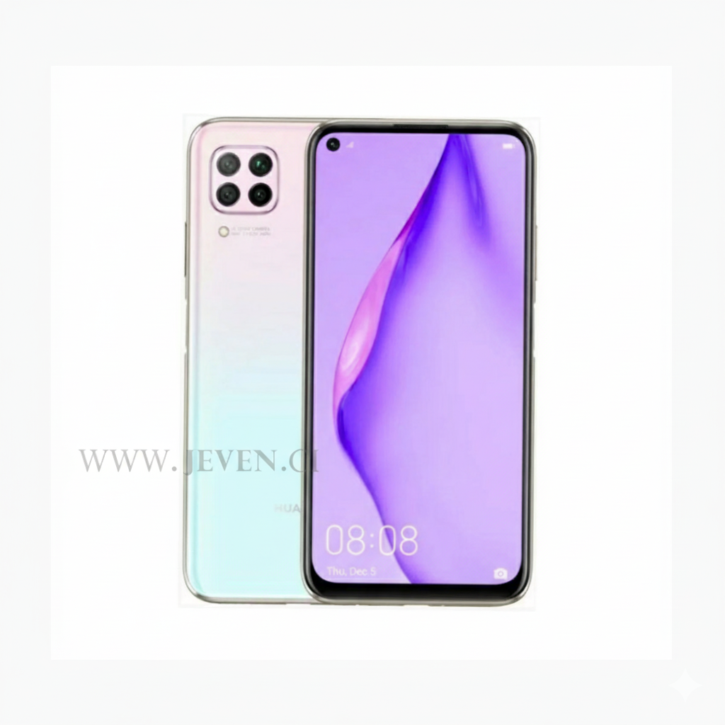 Huawei P40 Lite – 4G - 8 Go RAM - 128 Go Stockage - Quad Caméra 48 Mpx - Écran 6,4’’ - Le Choix Malin pour Ceux qui Veulent du Style A Moindre Coût