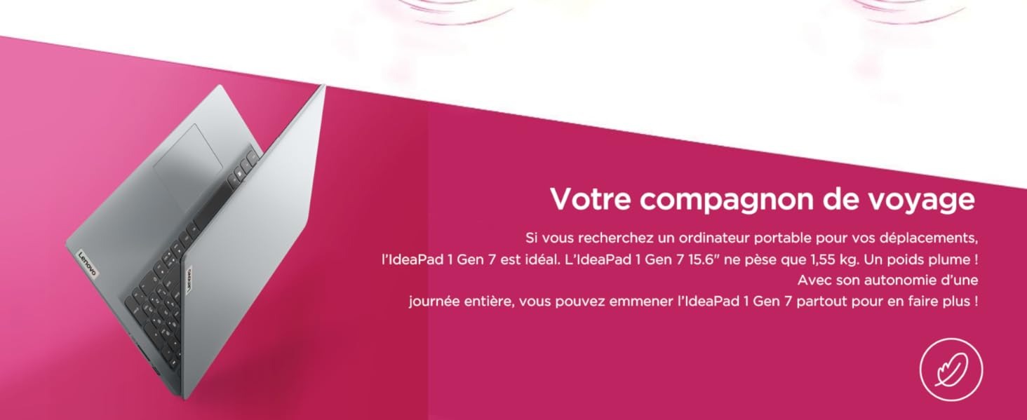Lenovo Ideapad 1  15IGL7 - Dual Core - 256Go SSD 4Go - 15.6" - Nouveau dans Carton
