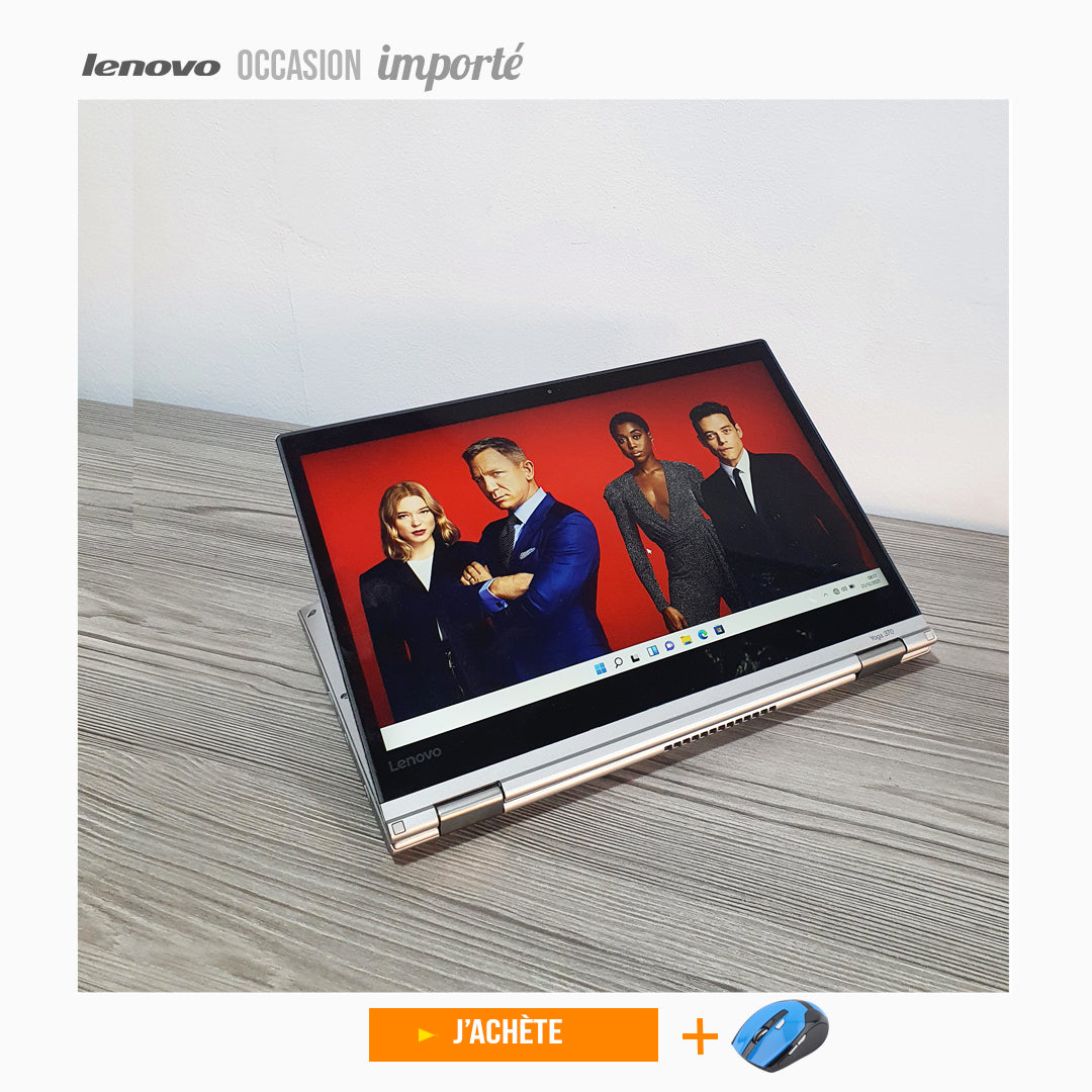 Lenovo Yoga 370 i5 7e- Occasion-Tactile et Pliable 13.3"- 16Go 512Go SSD
