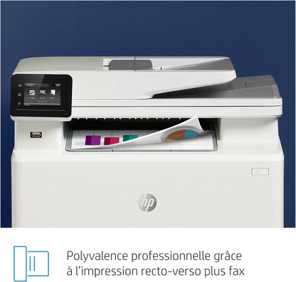 Imprimante Laser HP Color LaserJet Pro M283fdw - Impression, copie, numérisation, fax Couleur