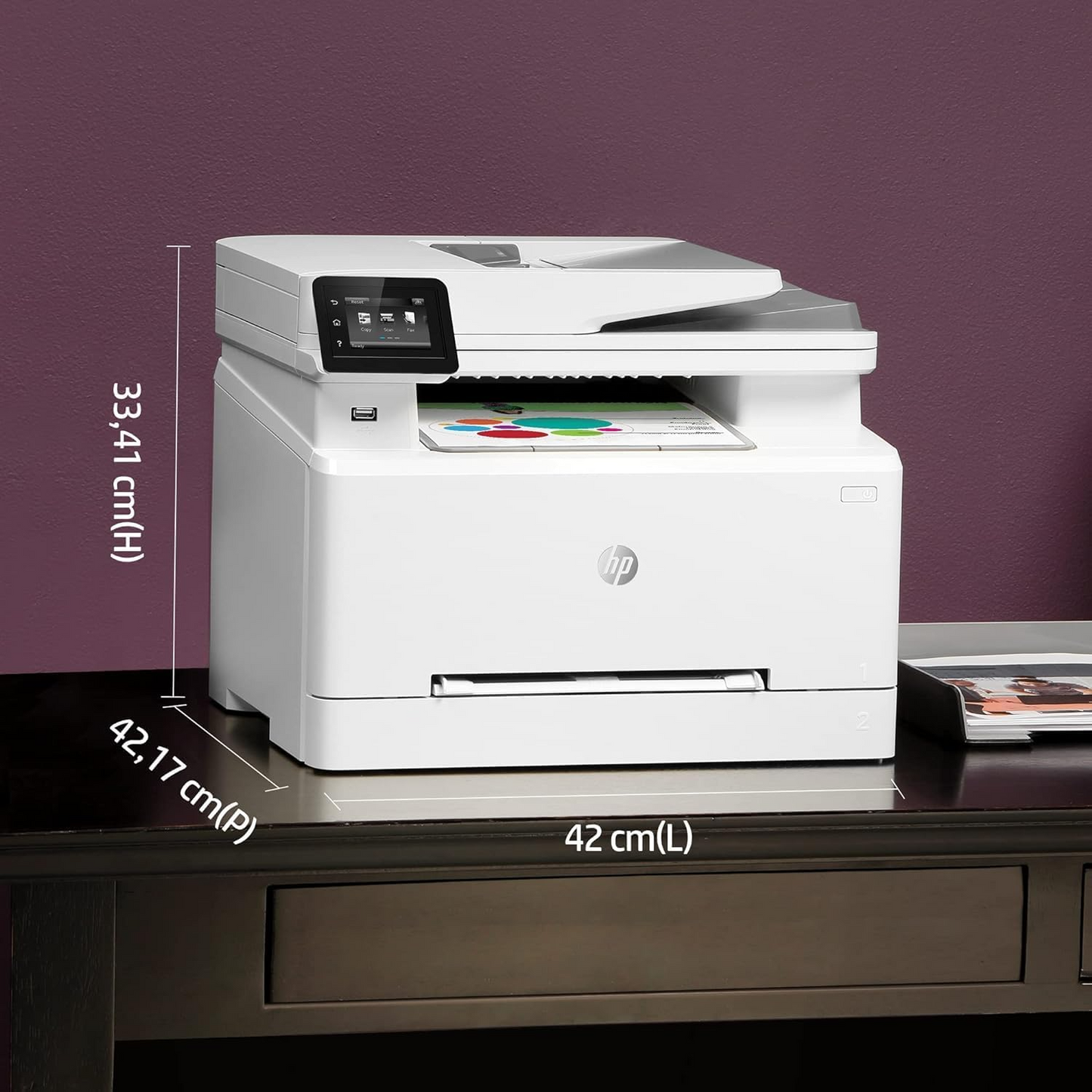 Imprimante Laser HP Color LaserJet Pro M283fdw - Impression, copie, numérisation, fax Couleur