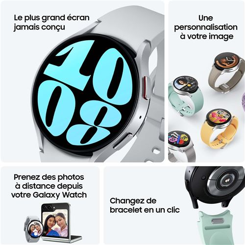 Samsung Galaxy Watch 6 – 44 mm • AMOLED • eSIM • 2 Go RAM • IP68 – La Montre Santé & Performance Pour un Quotidien Structuré