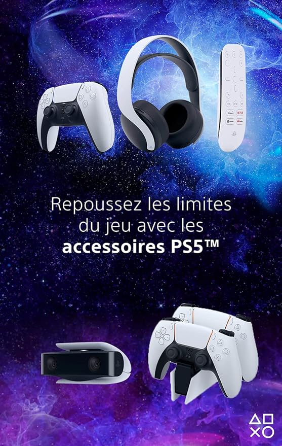 Casque-micro Sony sans fil - Pulse 3D pour PlayStation 5 - 12h d’autonomie
