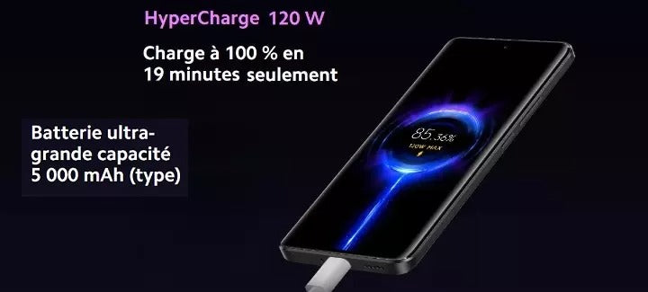 Xiaomi Redmi Note 13 PRO PLUS 5G - 16MP/200+8+2MP- Ecran 6.67" incurvé Amoled