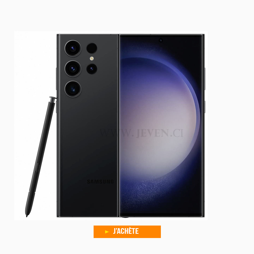 Samsung Galaxy S23 Ultra Reconditionné à Neuf – 5G - 6.8’’ Dynamic AMOLED 120Hz - Snapdragon 8 Gen 2 - 12 Go RAM - 256 Go - Quad Caméra 200 Mpx - Le Smartphone des Vrais Performeurs