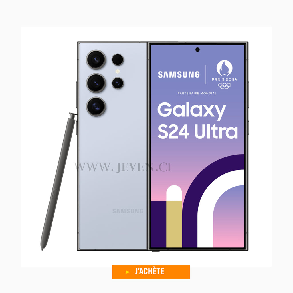 SAMSUNG Galaxy S24 Ultra - 12Go 512Go - 256Go - 12MP/200+50+10MP- Dual Sim 5G- 6,8" - Snapdragon 8 Gen 3 - Titanium Édition