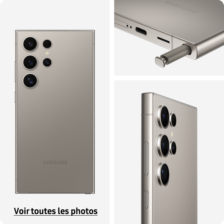 SAMSUNG Galaxy S24 Ultra - 12Go 512Go - 256Go - 12MP/200+50+10MP- Dual Sim 5G- 6,8" - Snapdragon 8 Gen 3 - Titanium Édition