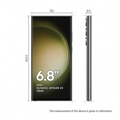 Samsung S23 Ultra- 12Go 256Go- 12MP/200MP- Dual Sim 5G- 6,8"