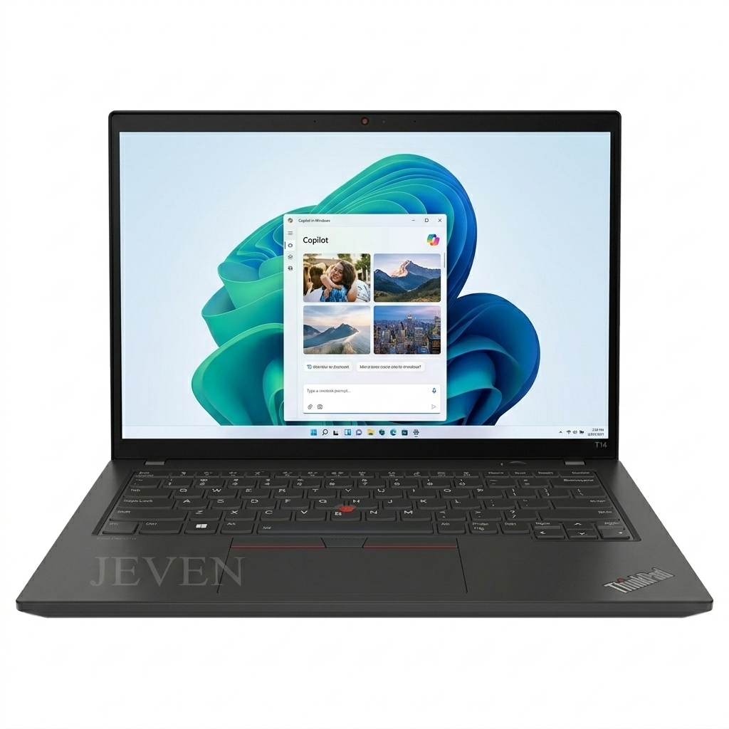 Lenovo ThinkPad T14 Gen 4 – Core i7 (13è Gén), 32 Go RAM DDR5, SSD 512 Go, Écran 14" WUXGA, Windows 11 Pro, La Puissance et la Sécurité de Niveau Militaire pour les Professionnels Exigeants
