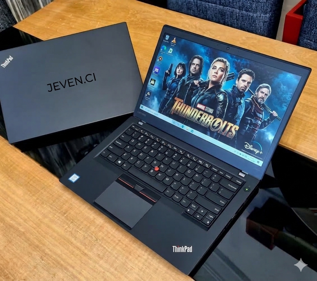 Lenovo ThinkPad T460 – Core i5-6G, 512 Go SSD, 16 Go RAM, Clavier Lumineux, La Légende de la Robustesse et de la Fiabilité Professionnelle