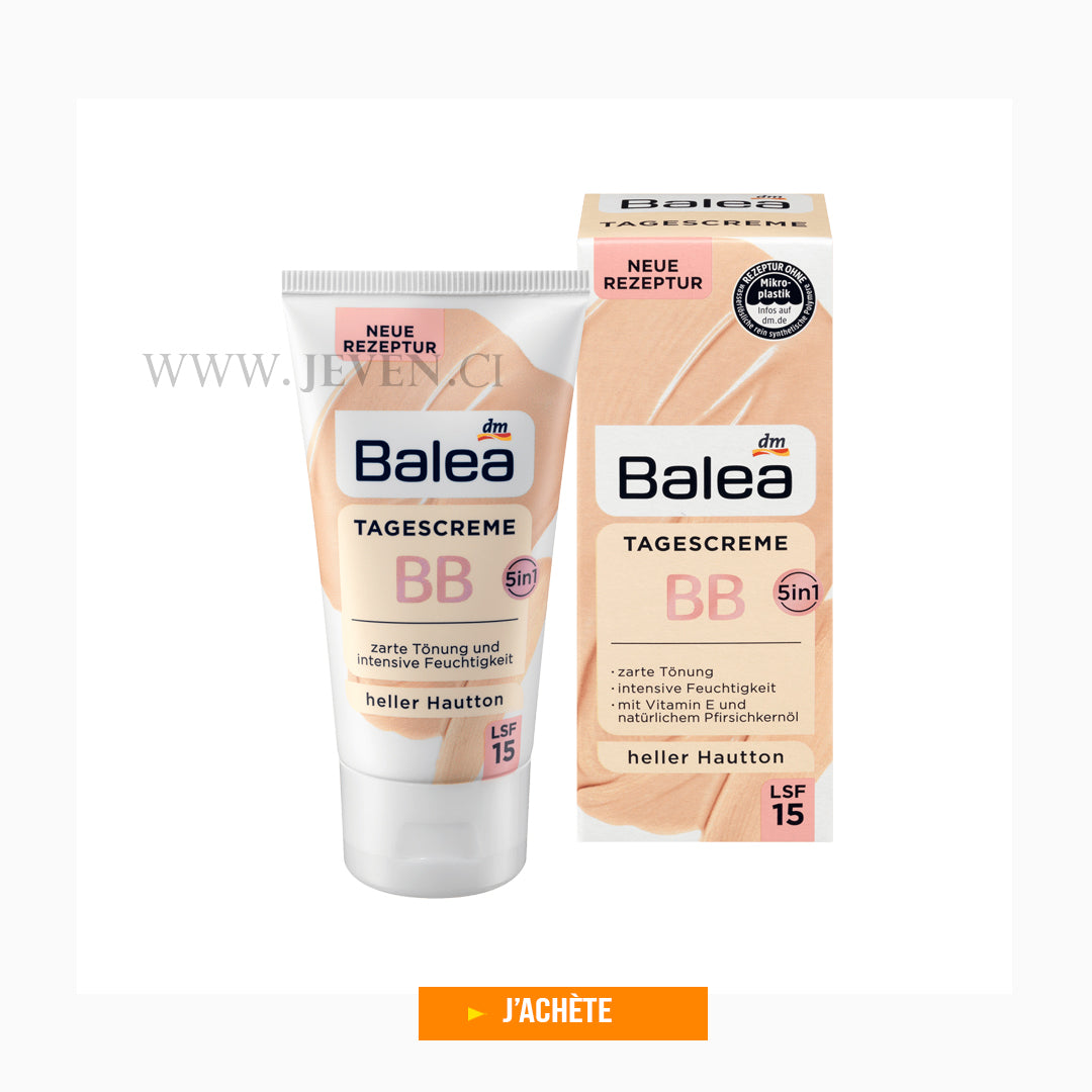 Crème Balea - BB teint clair SPF 15, 50 ml