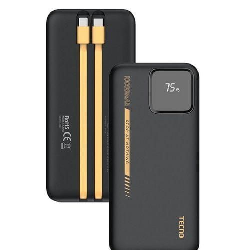 Power Bank Tecno 10000 mAh – Édition LED Display, Charge Rapide 22.5W, Compacte et Robuste, L'Accessoire Indispensable pour ne Jamais Tomber en Panne d'Énergie