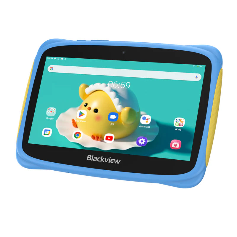 Tablette Blackview Tab 3 Kids – Écran 7,0", 32 Go Stockage, Coque Antichoc Enfant Intégrée, L'Outil Éducatif et de Divertissement Idéal pour Vos Enfants en Promo