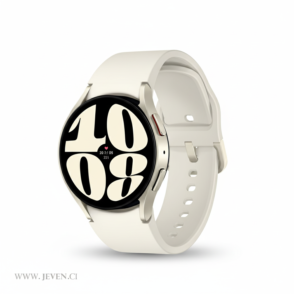 Samsung Galaxy Watch 6 – 44 mm • AMOLED • eSIM • 2 Go RAM • IP68 – La Montre Santé & Performance Pour un Quotidien Structuré