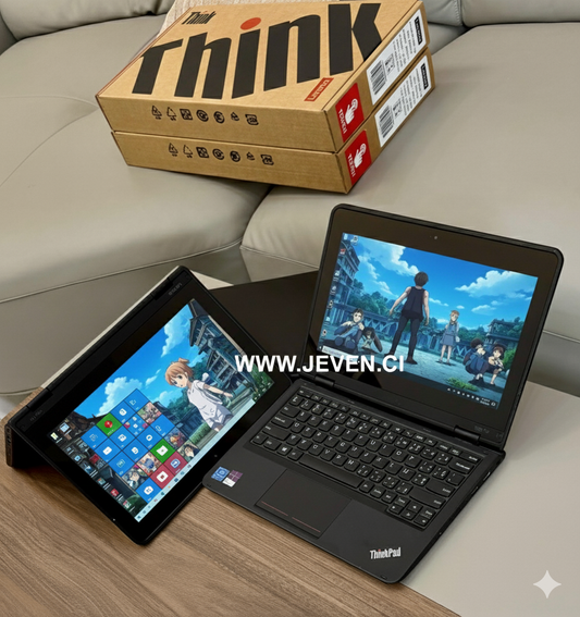 Lenovo Yoga 11e – Intel Pentium 4405U - 8 Go RAM - 128 Go SSD - Écran Tactile 11,6’’ Pliable 360° - Le Mini PC Souple, Pratique et Intelligent pour Tous les Jours